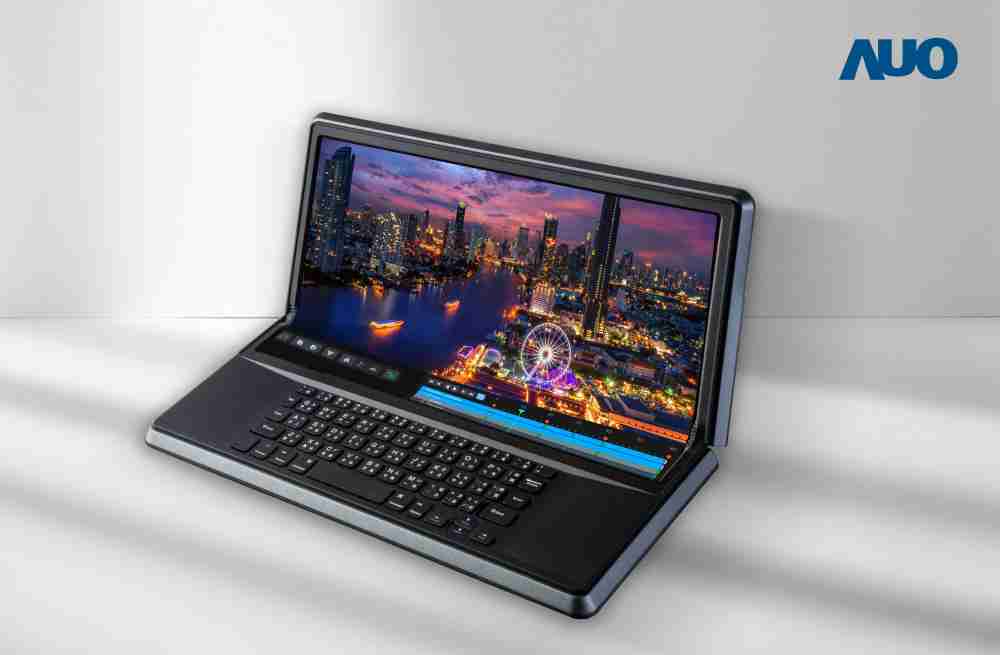 尊龙z614.6吋Micro LED折迭显示屏幕，，，，搭配半径4mm的弯折绞炼，，，以及高画素、、高亮度、、、、高对比度的显示技术特点，，，，即便在大视角下仍保有绝佳色相与亮度